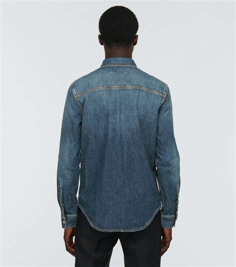 givenchy denim shirts